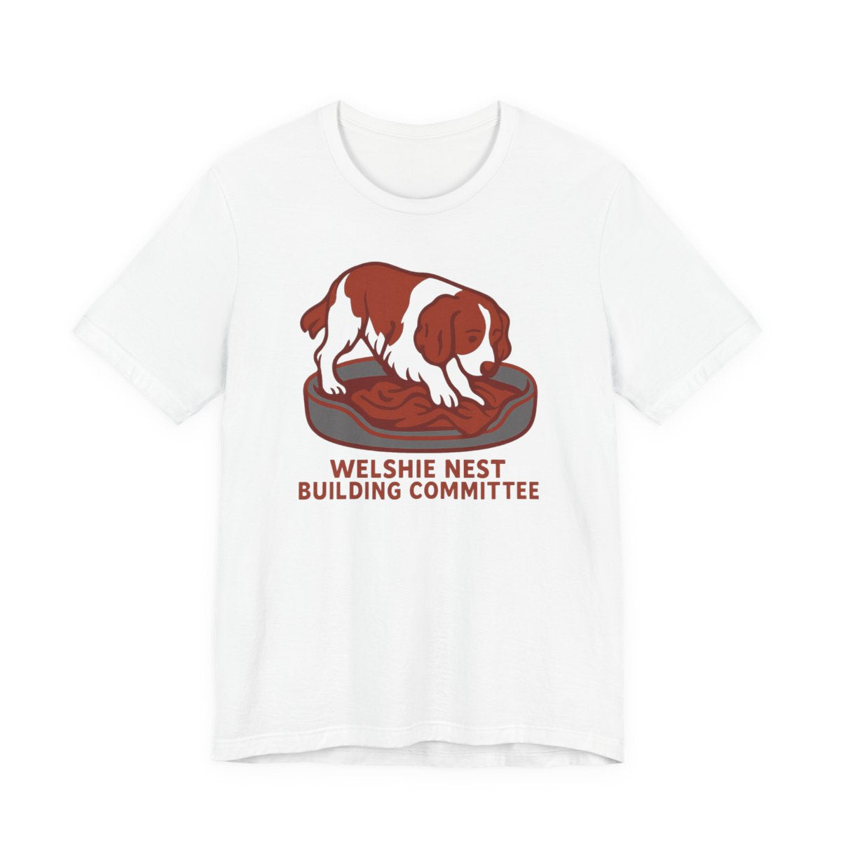 Welsh Springer Spaniel Nest Building Committee T-shirt