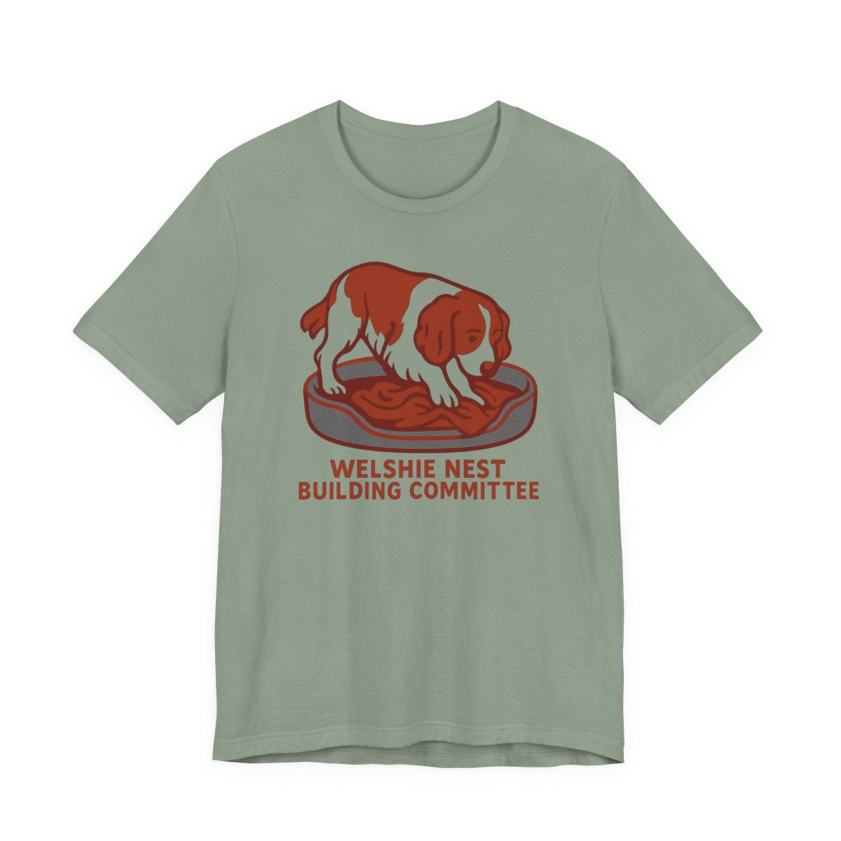Welsh Springer Spaniel Nest Building Committee T-shirt