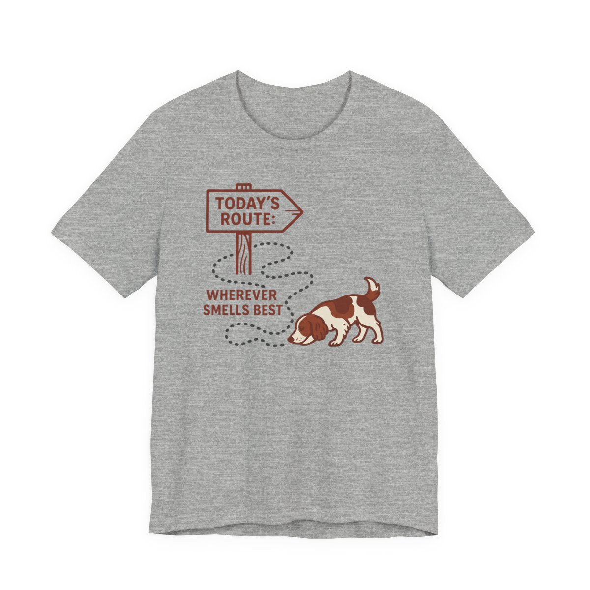 Welsh Springer Spaniel Today's Route T-shirt