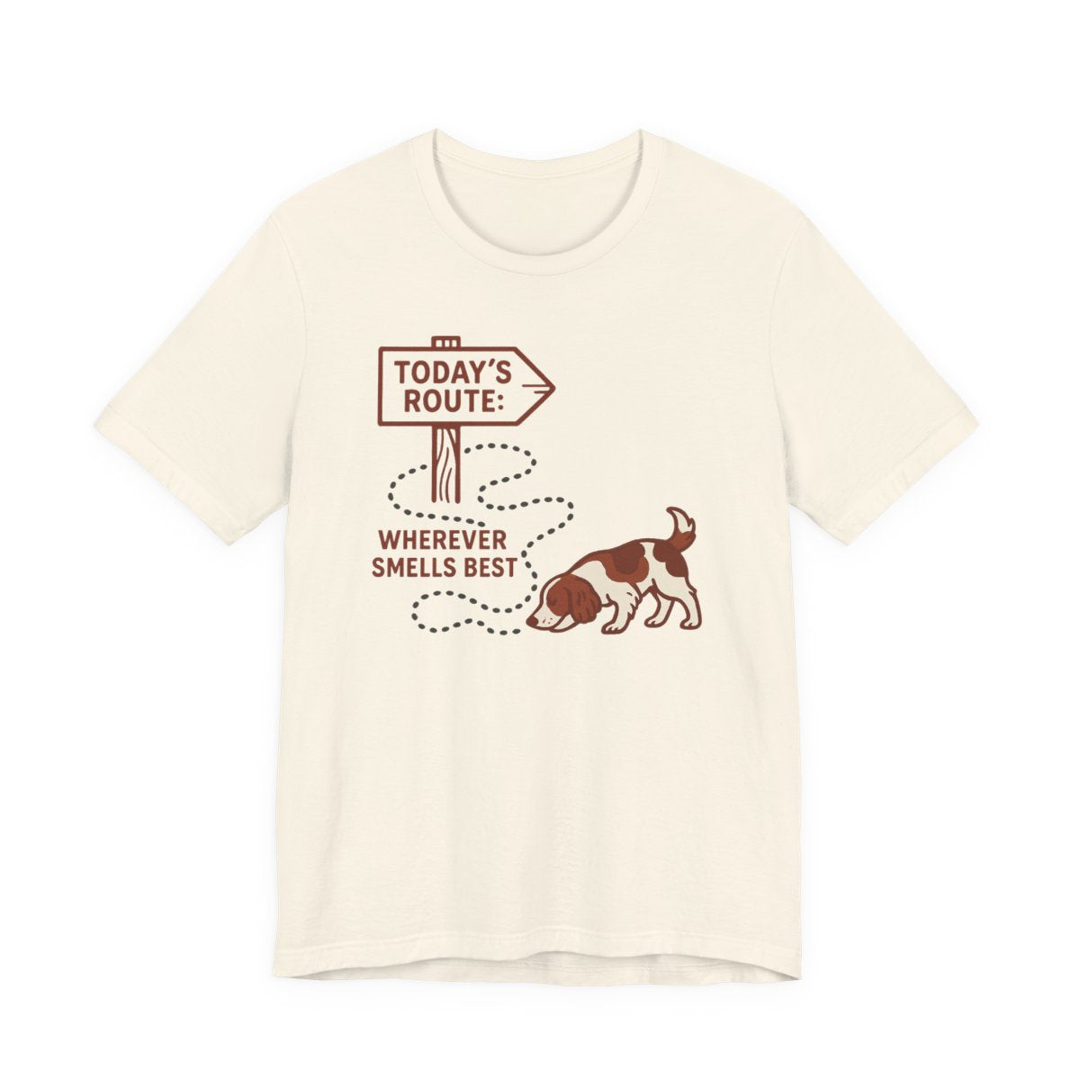 Welsh Springer Spaniel Today's Route T-shirt