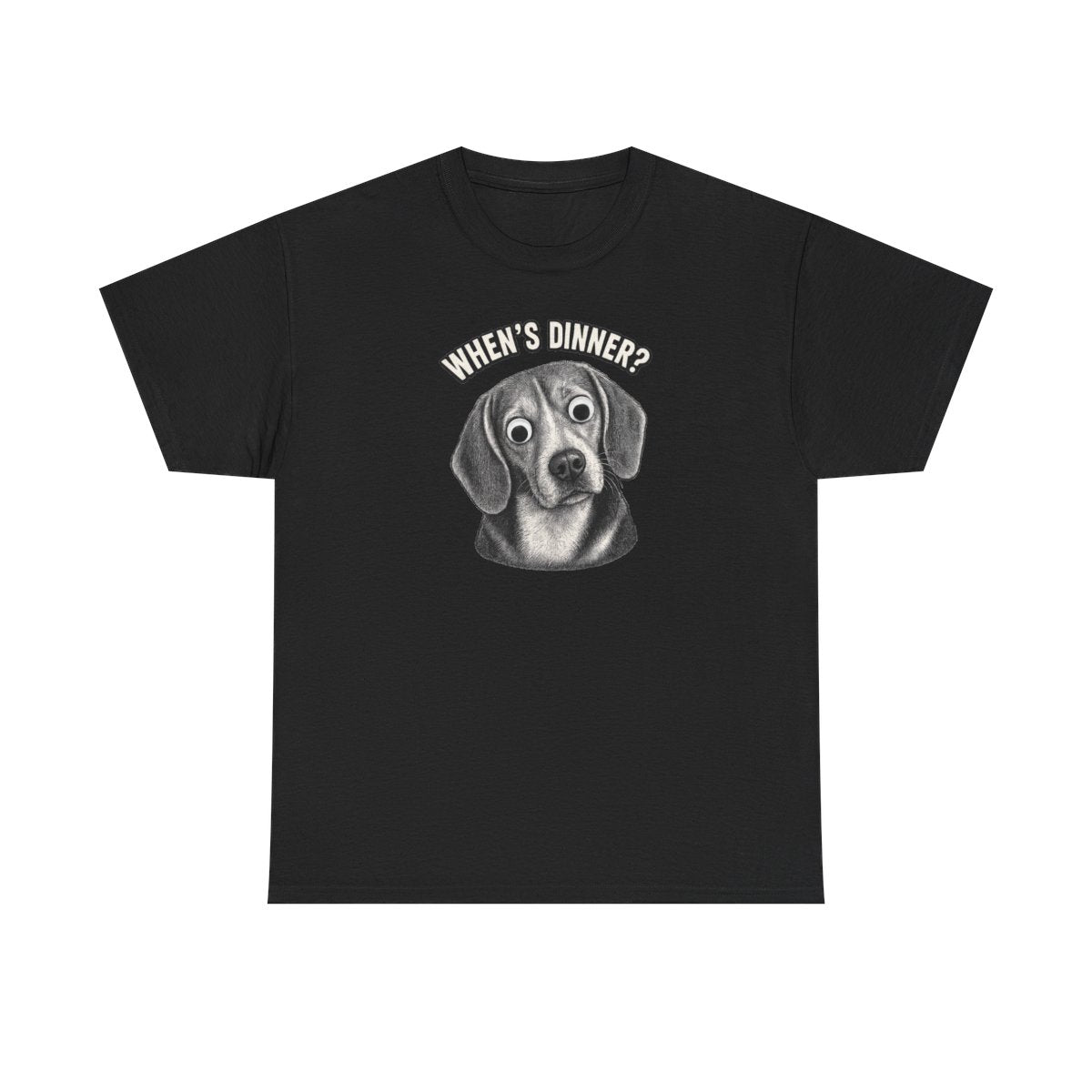 When's Dinner? Hungry Beagle T-Shirt