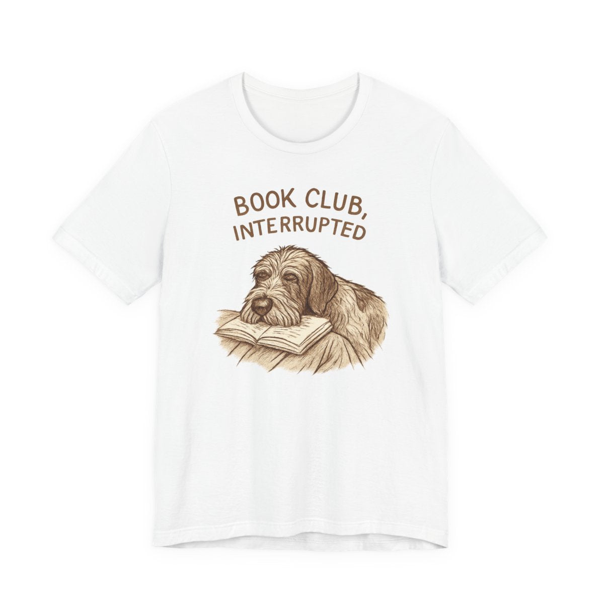 Wirehaired Pointing Griffon Book Club Interrupted T-shirt