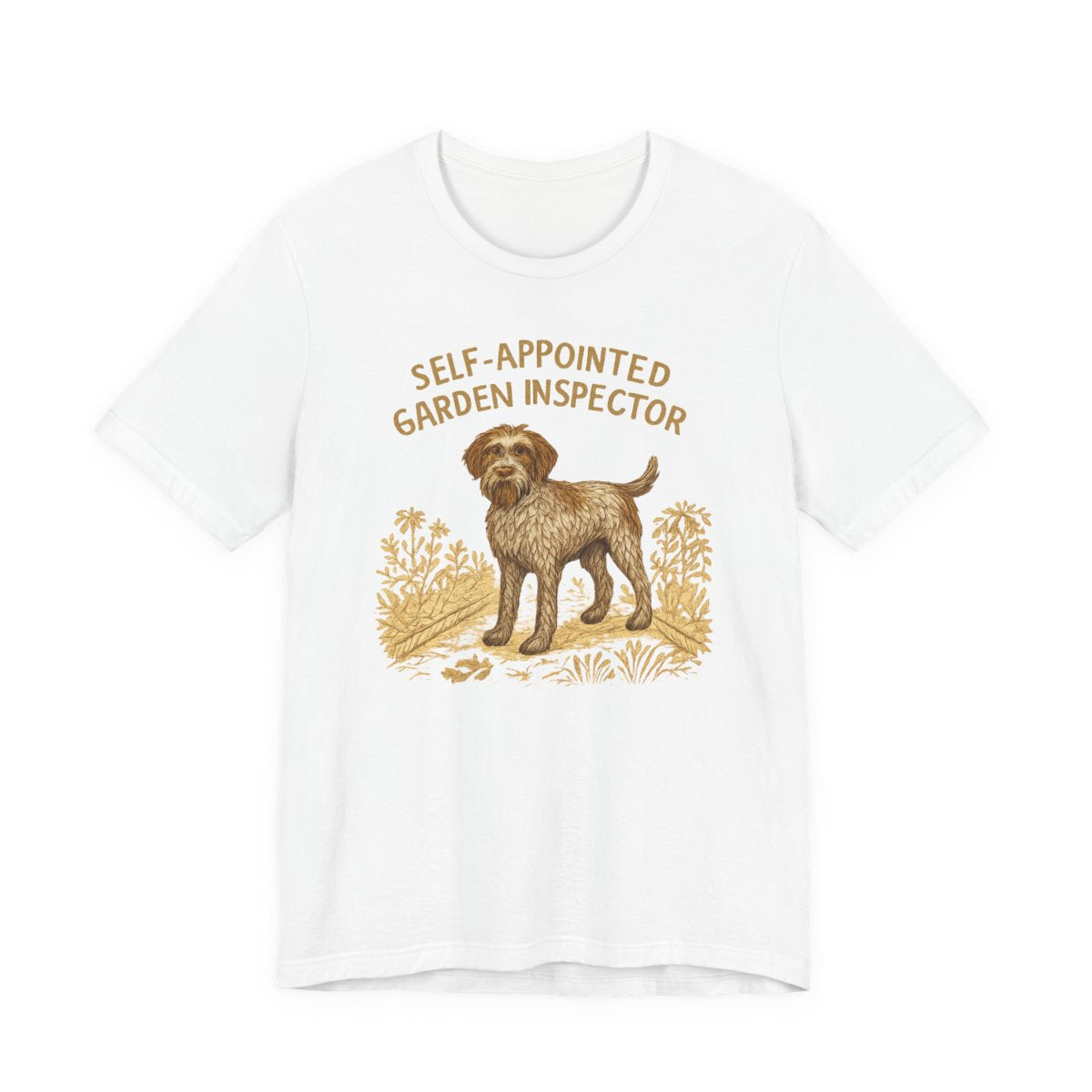 Wirehaired Pointing Griffon Garden Inspector T-shirt