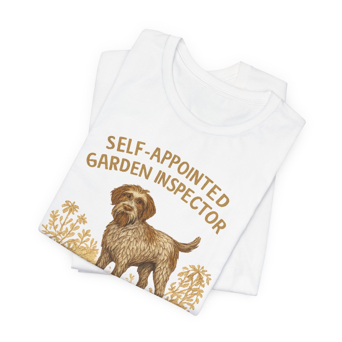 Wirehaired Pointing Griffon Garden Inspector T-shirt