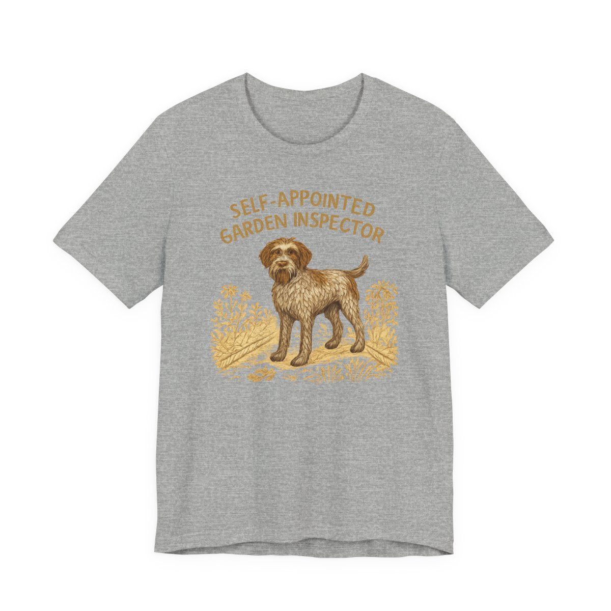 Wirehaired Pointing Griffon Garden Inspector T-shirt