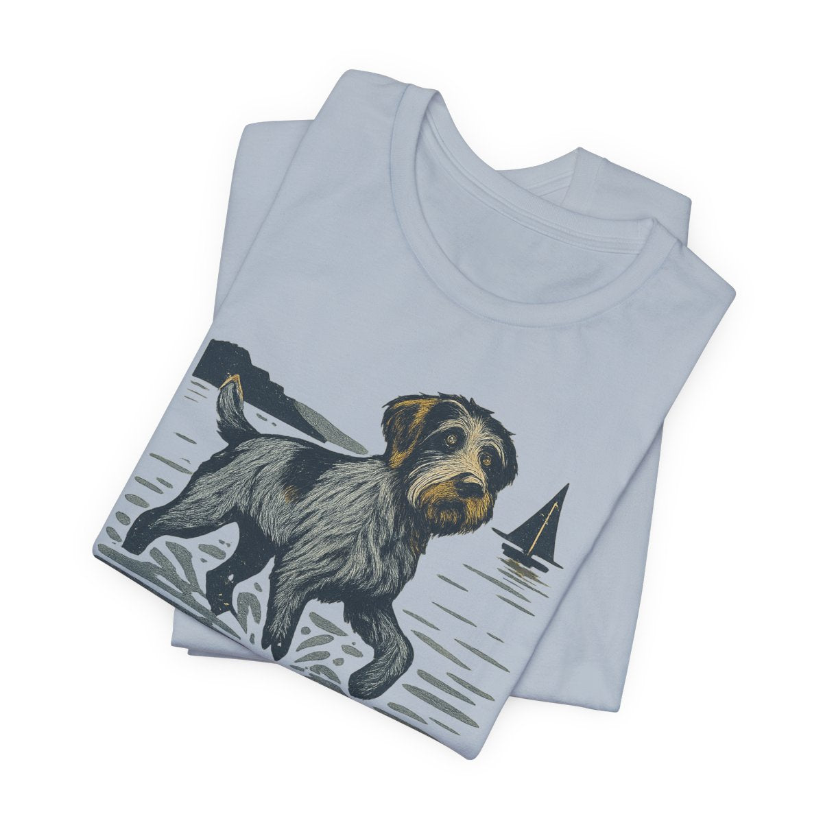 Wirehaired Pointing Griffon Lake Patrol Volunteer T-shirt