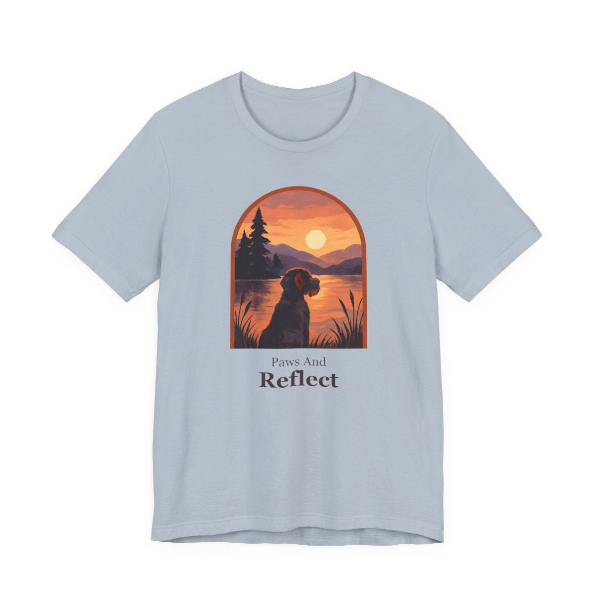 Wirehaired Pointing Griffon Paws and Reflect T-shirt