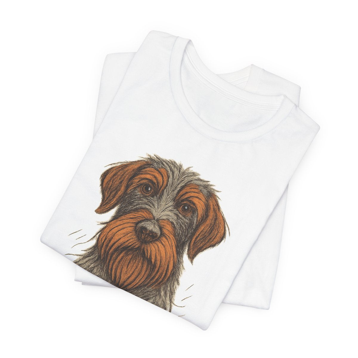 Wirehaired Pointing Griffon Permanently Mustachioed T-shirt