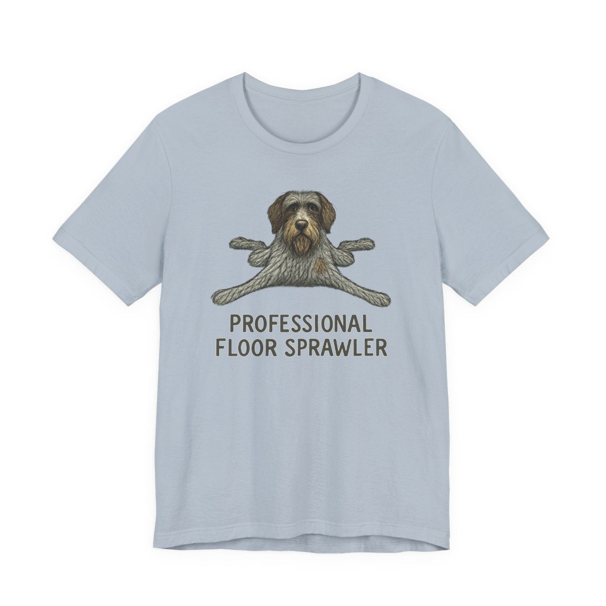 Wirehaired Pointing Griffon Professional Floor Sprawler T-shirt