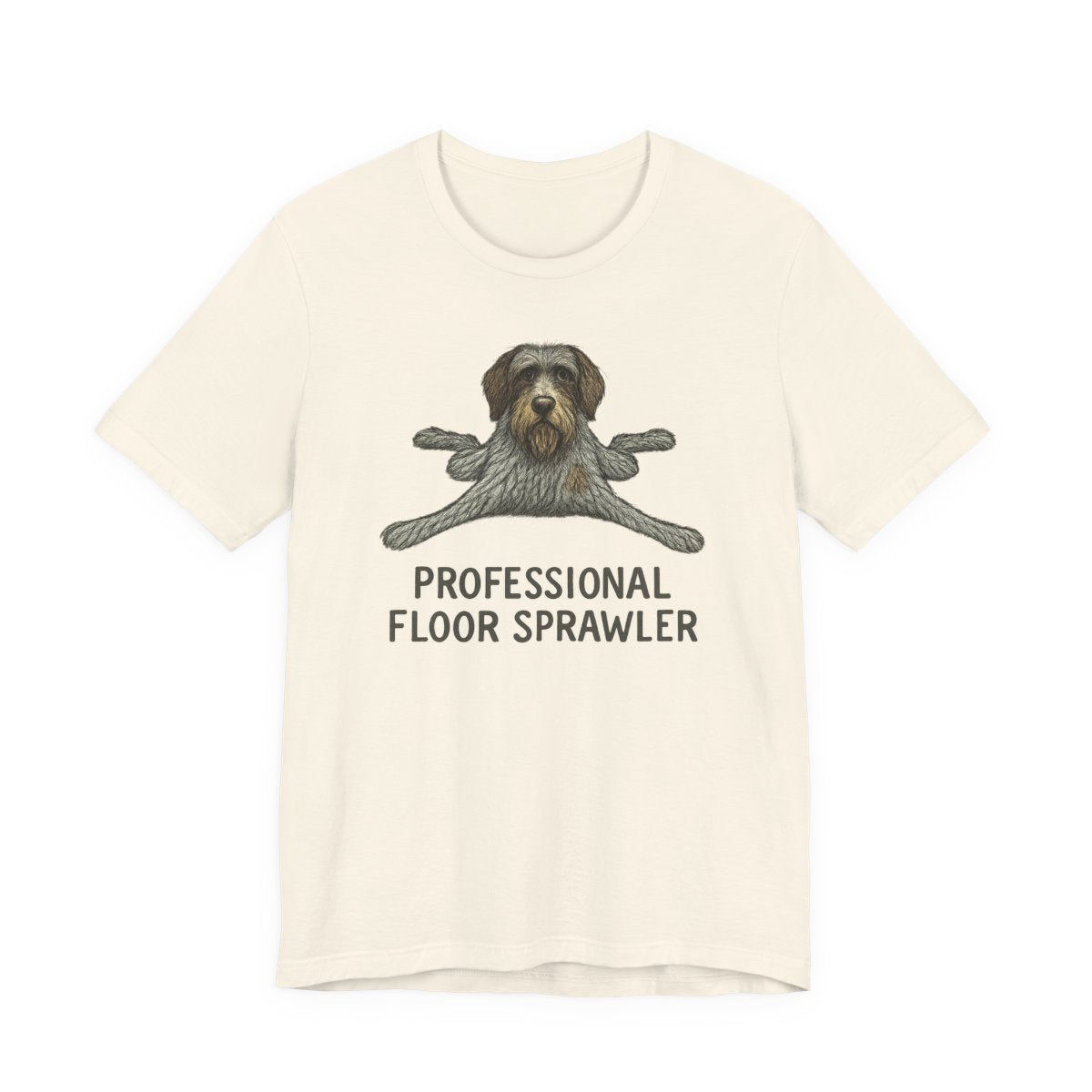Wirehaired Pointing Griffon Professional Floor Sprawler T-shirt