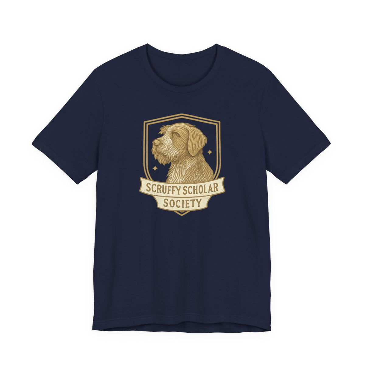Wirehaired Pointing Griffon Scruffy Scholar Society T-shirt