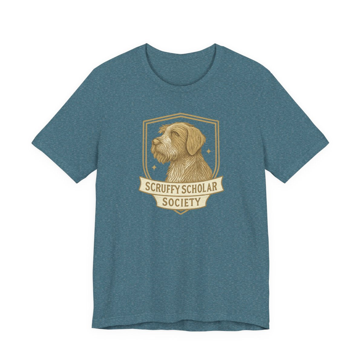 Wirehaired Pointing Griffon Scruffy Scholar Society T-shirt