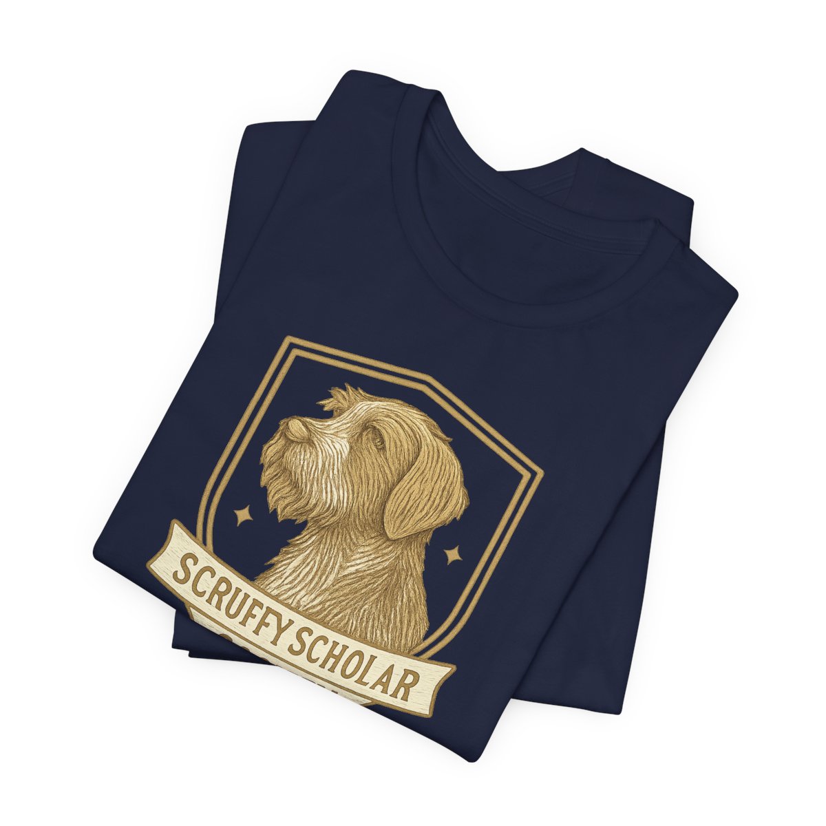Wirehaired Pointing Griffon Scruffy Scholar Society T-shirt