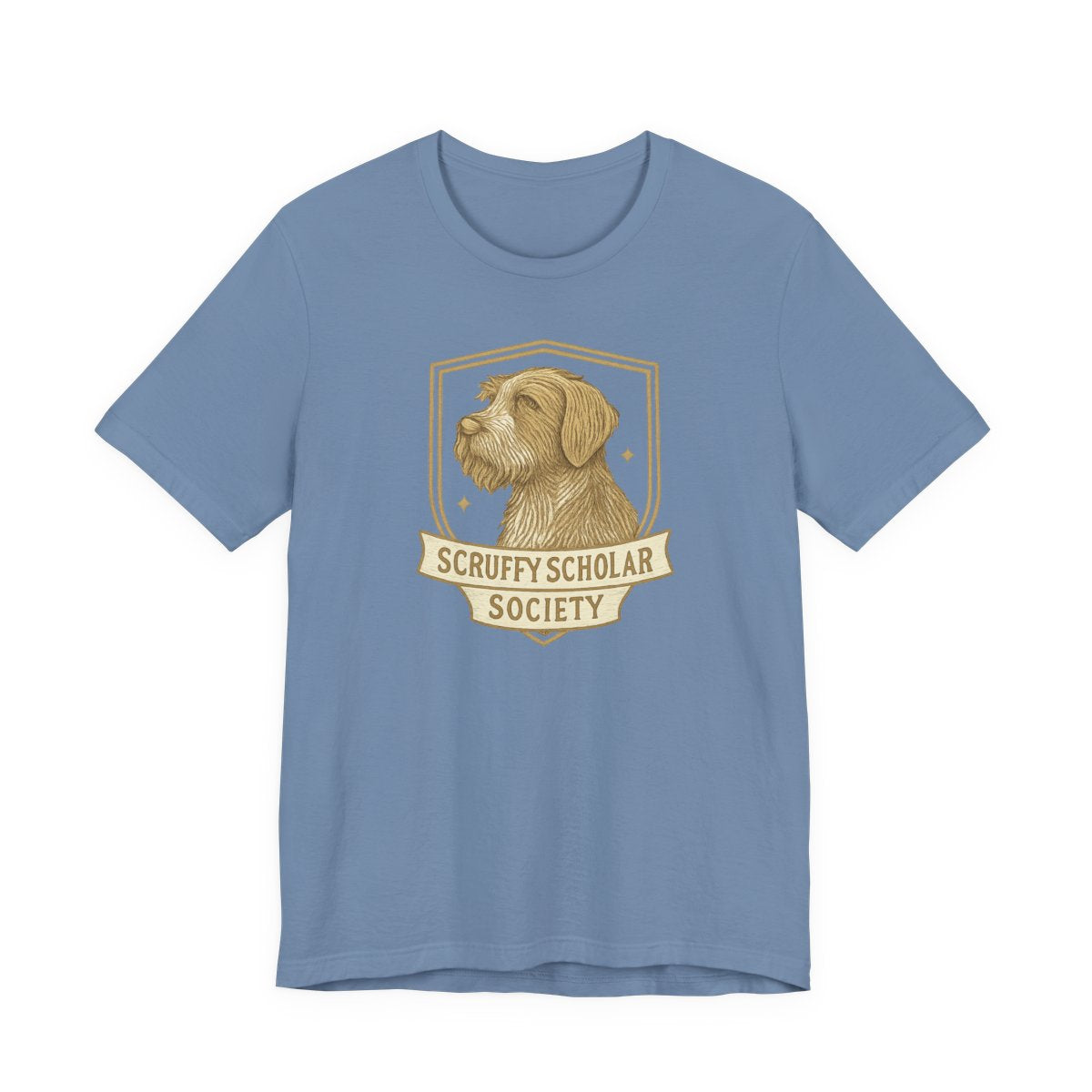 Wirehaired Pointing Griffon Scruffy Scholar Society T-shirt