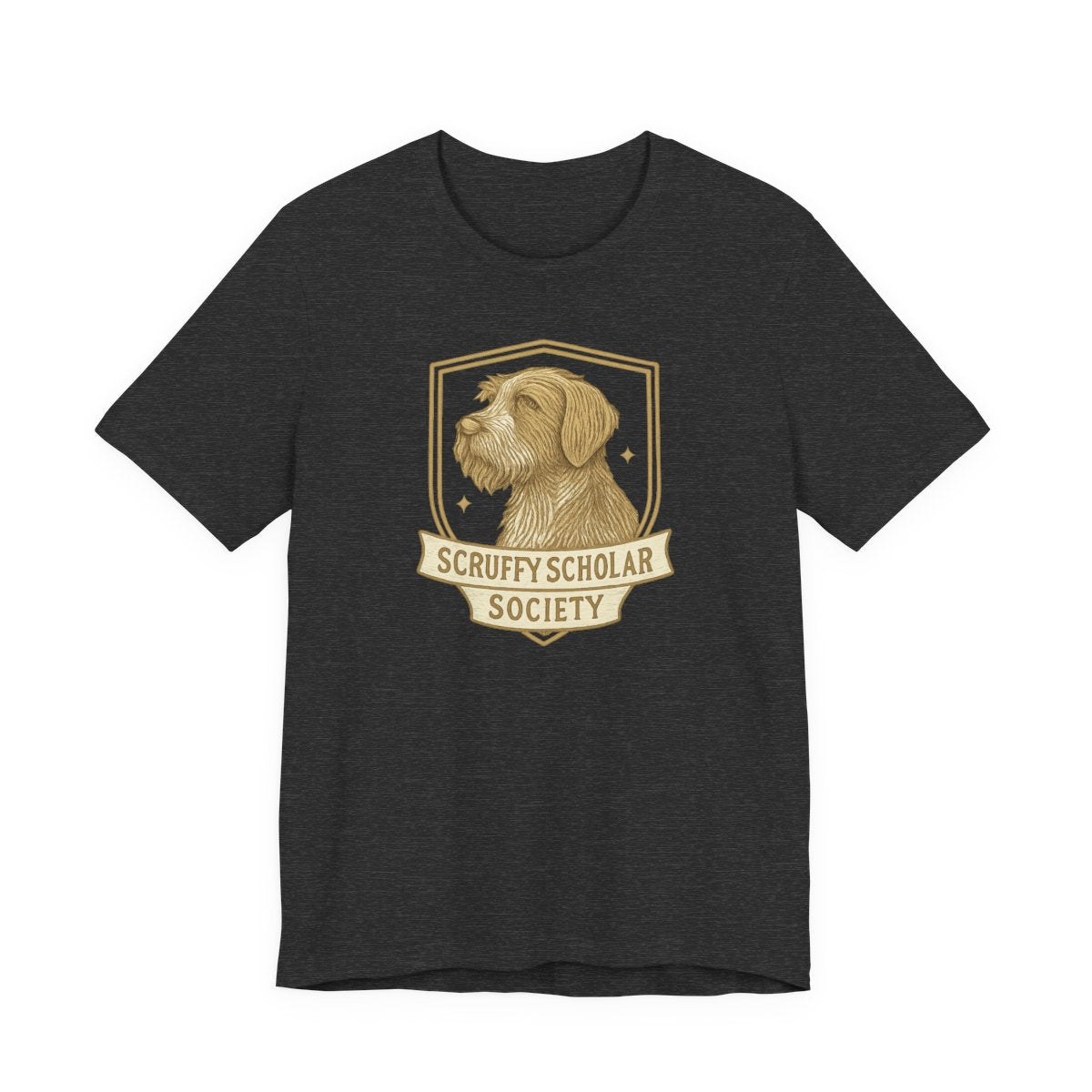 Wirehaired Pointing Griffon Scruffy Scholar Society T-shirt