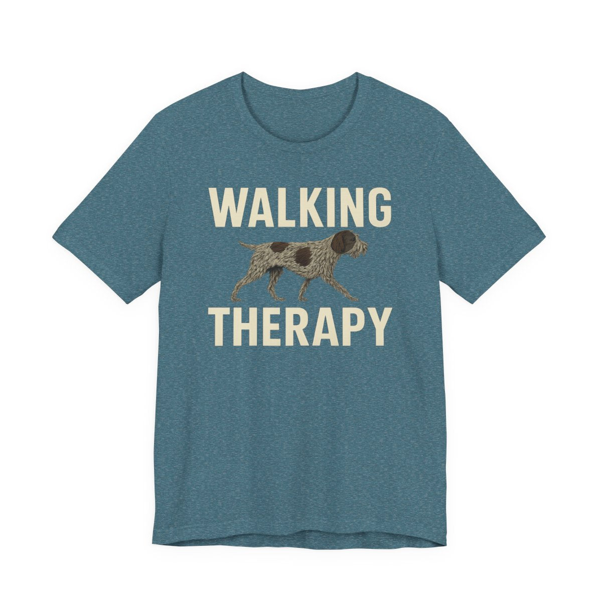 Wirehaired Pointing Griffon Walking Therapy T-shirt