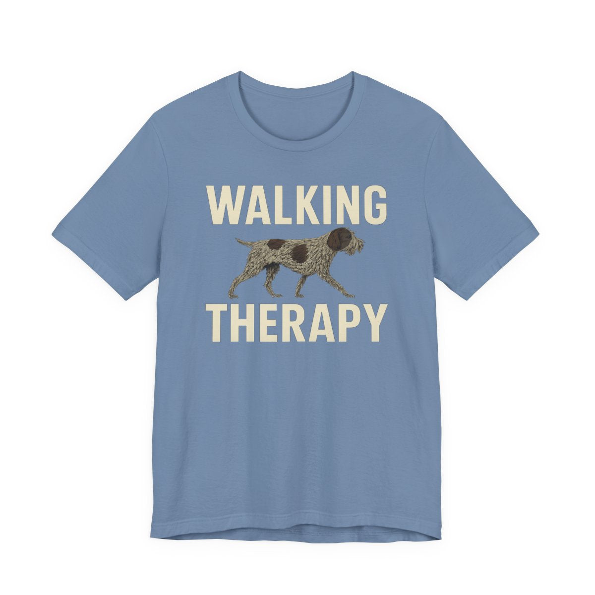 Wirehaired Pointing Griffon Walking Therapy T-shirt