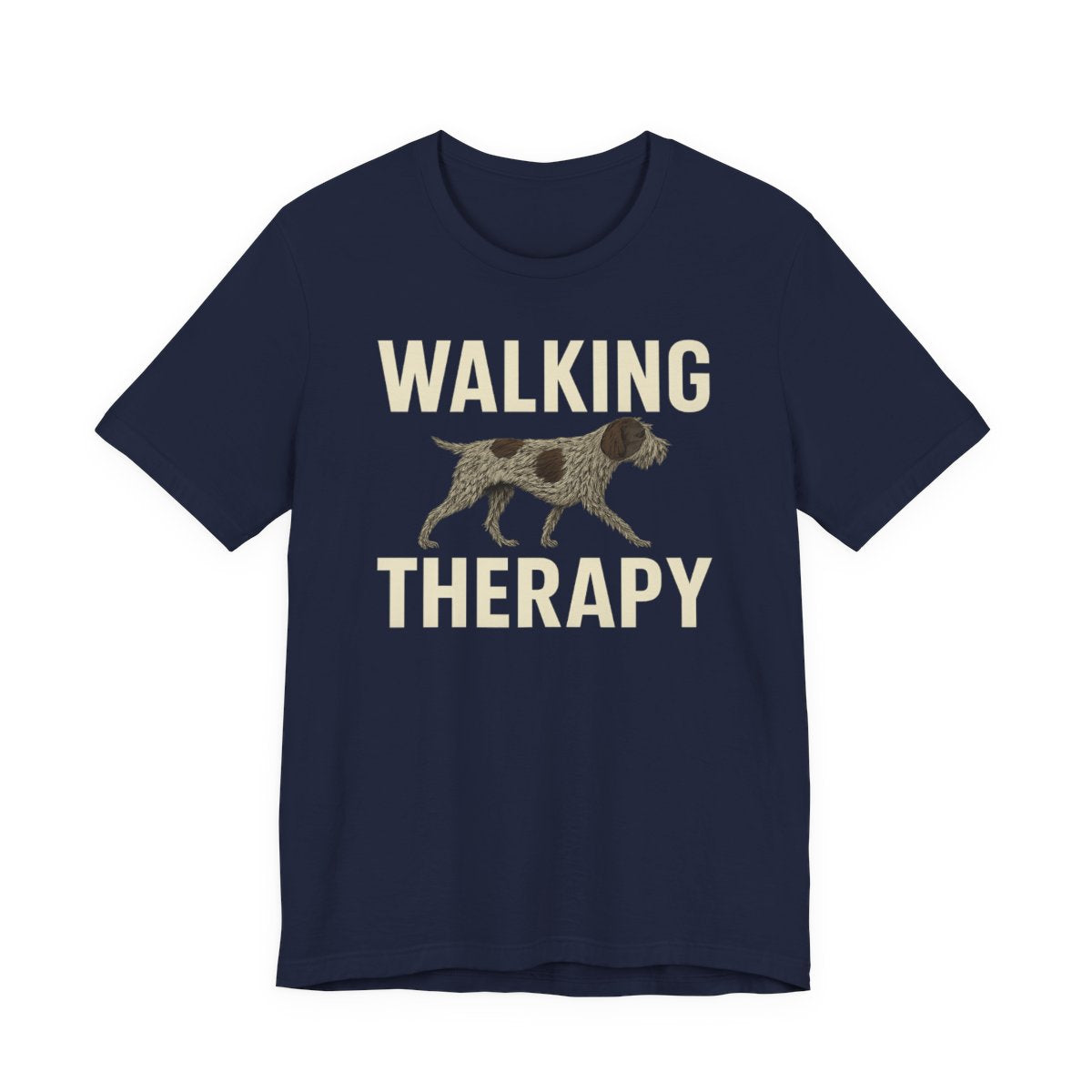 Wirehaired Pointing Griffon Walking Therapy T-shirt