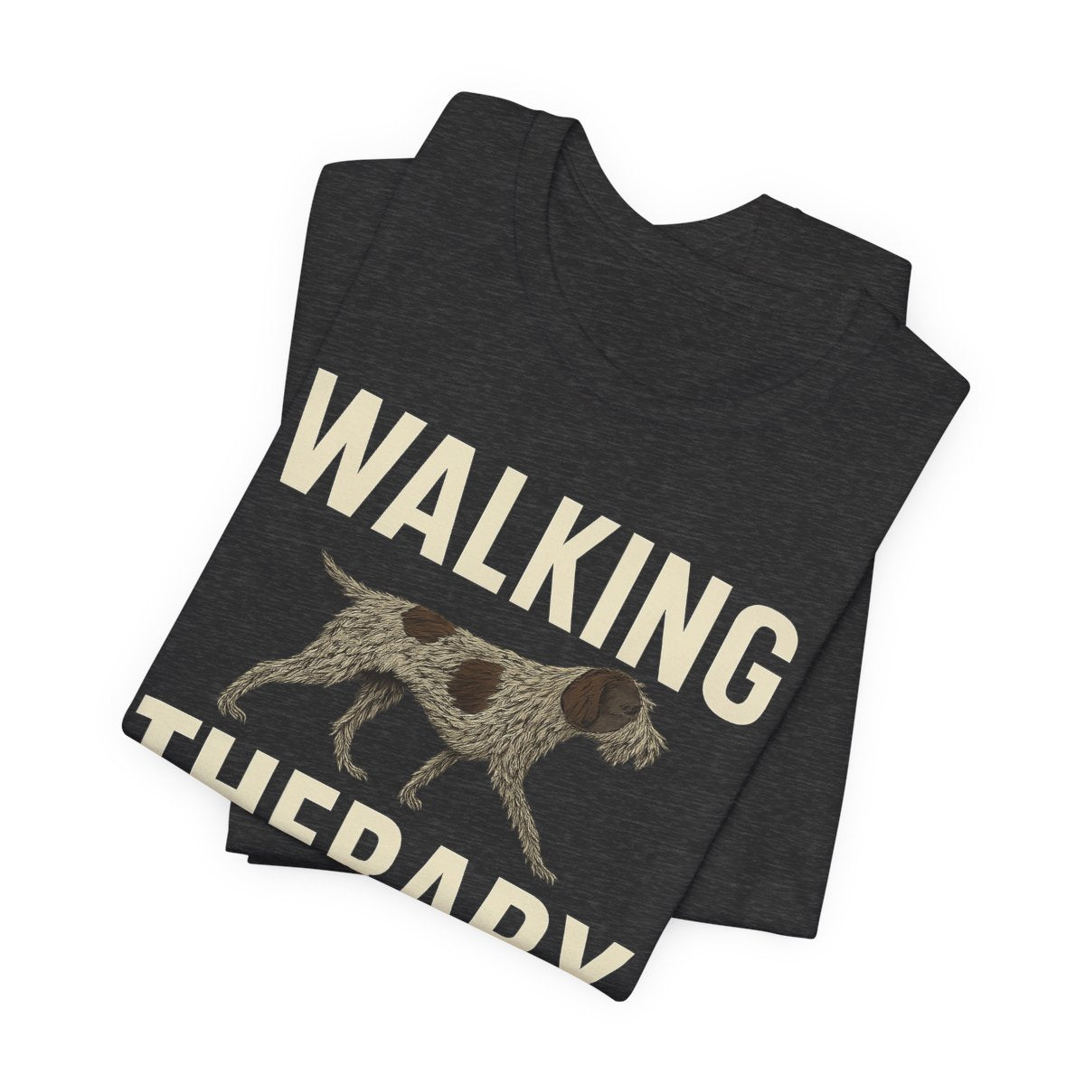 Wirehaired Pointing Griffon Walking Therapy T-shirt