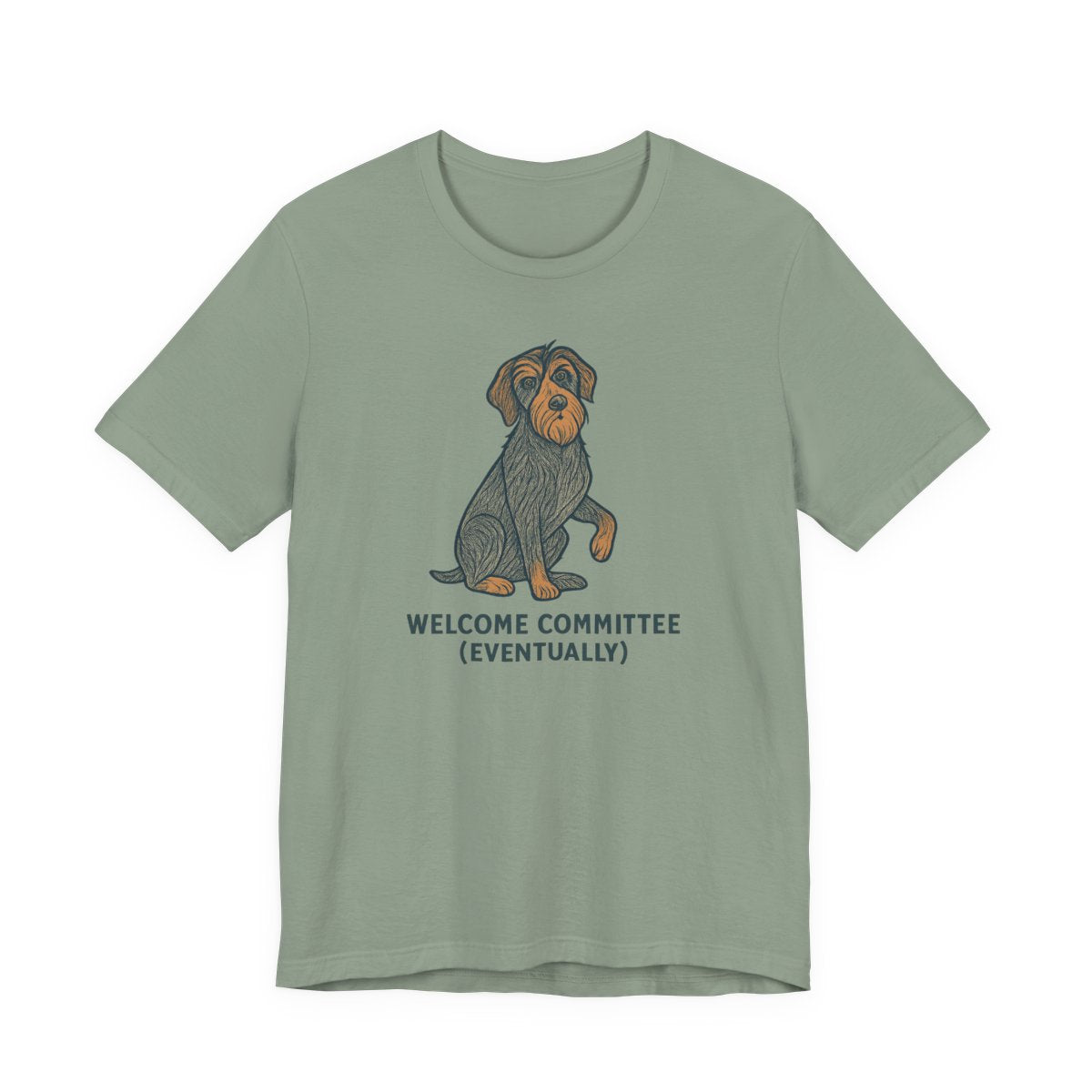 Wirehaired Pointing Griffon Welcome Committee T-shirt