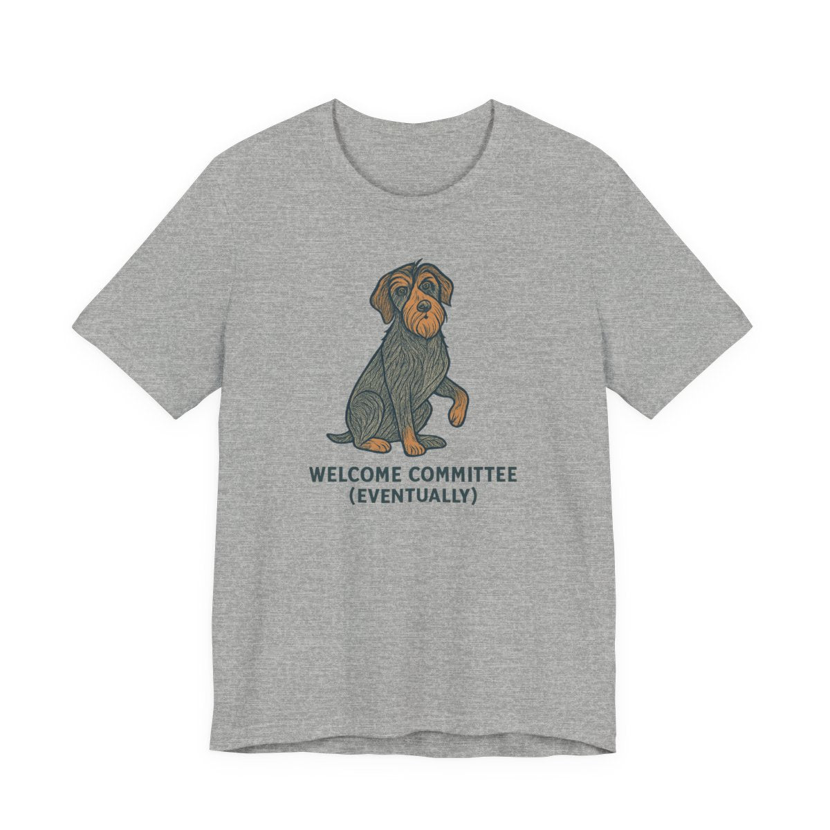 Wirehaired Pointing Griffon Welcome Committee T-shirt