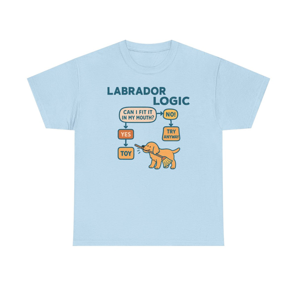 Yellow Labrador Logic Flowchart T-Shirt