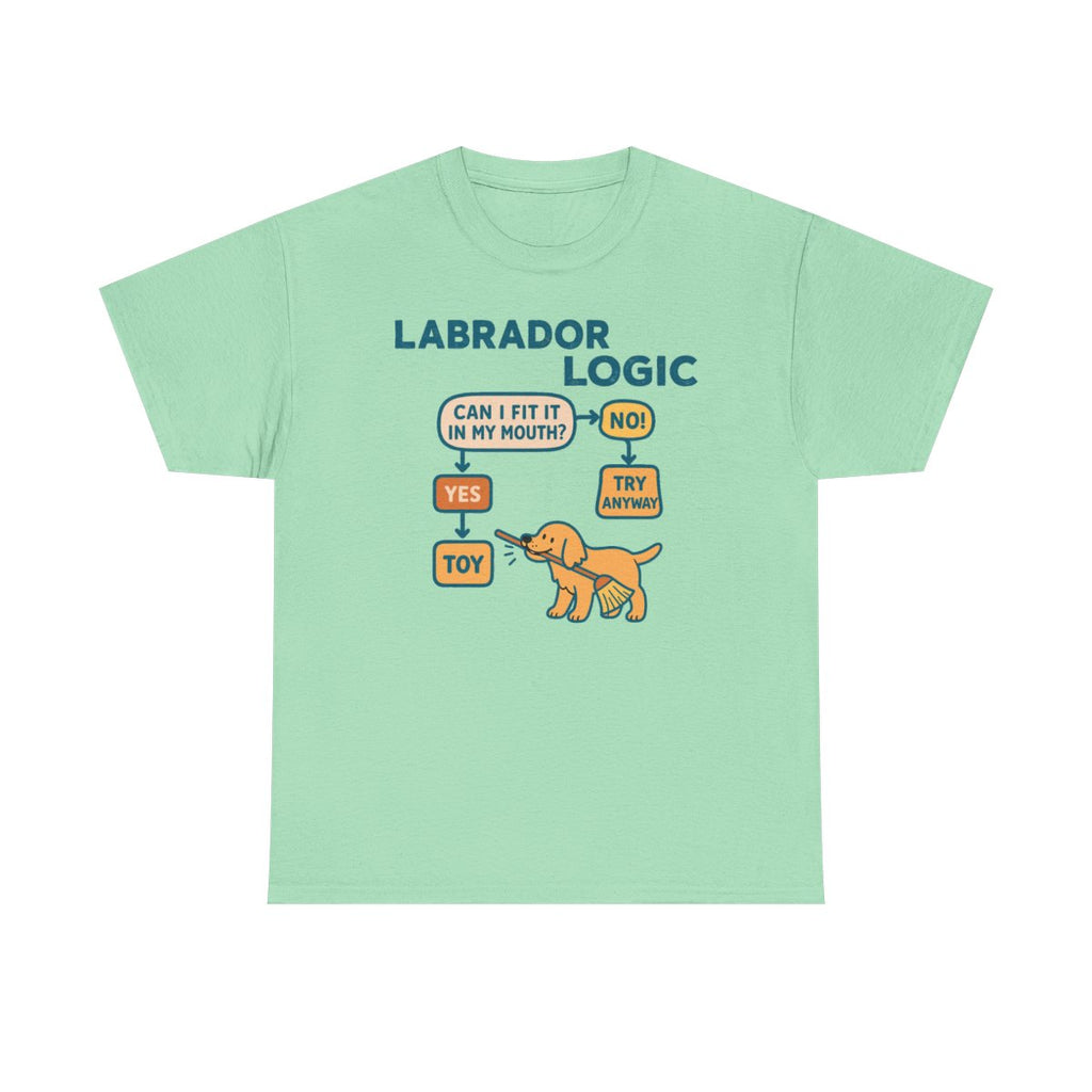 Yellow Labrador Logic Flowchart T-Shirt