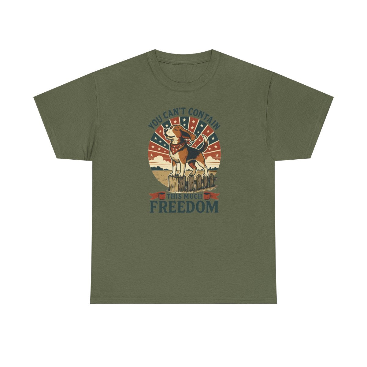 You Can't Contain This Much Freedom Beagle T-Shirt